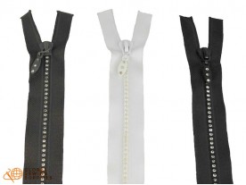 Zippers with Rhinestones, 60 cm